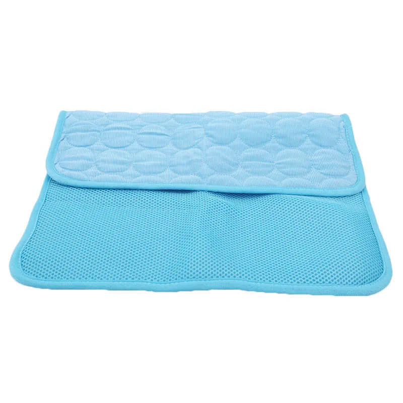 Большой синий холодный войлочный коврик для собак летний питомцев ледяной