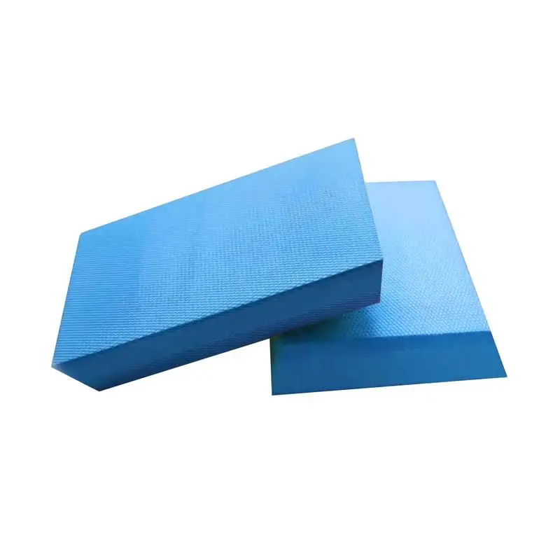 6 мм трапециевидный Коврик для йоги синий массажный баланс подушка баланса