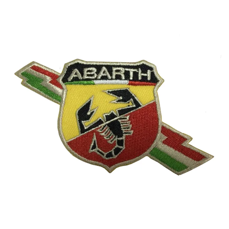 Вышивка Патчи для одежды Abarth железо на патчи панк образец Аппликации DIY аксессуар наклейки для одежды подходит для всех видов