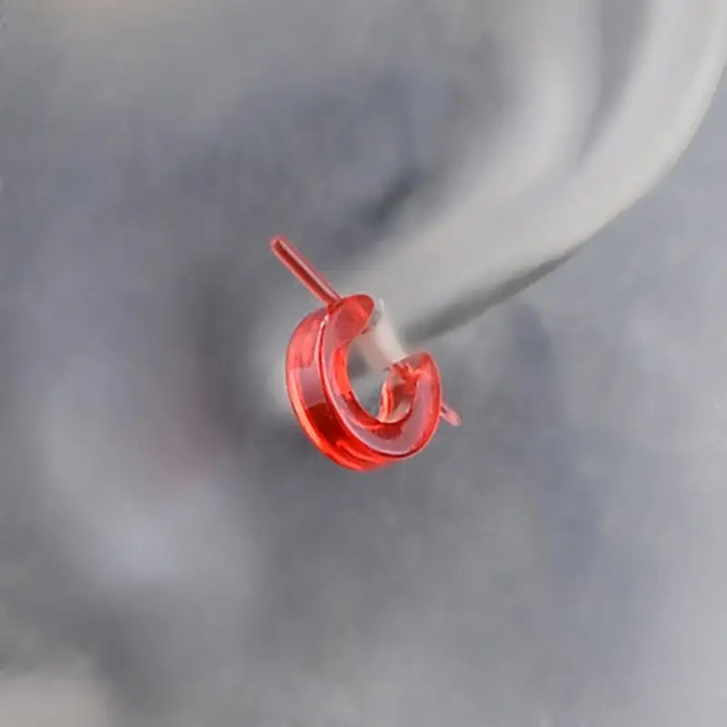 20 шт./компл. U образные акриловые прозрачные туннели для ушей серьги пирсинга