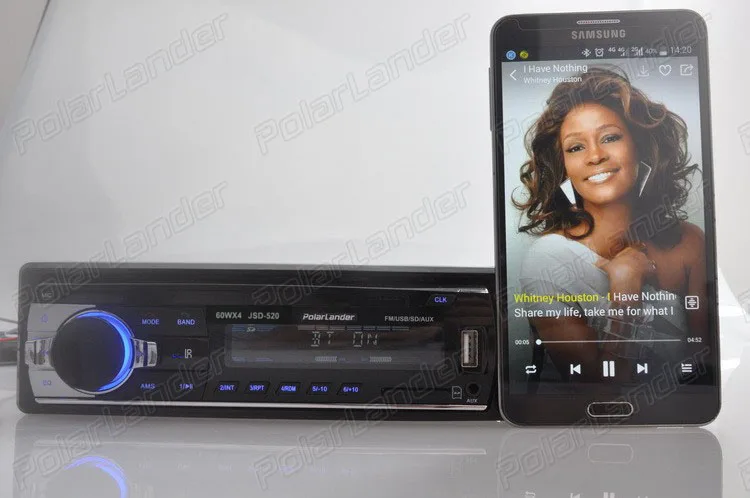 Лидер продаж 1 Din один автомобильный Радио Стерео FM MP3 проигрыватель USB SD AUXIN Автомобильная электроника Bluetooth громкой связи Музыка Аудио авто