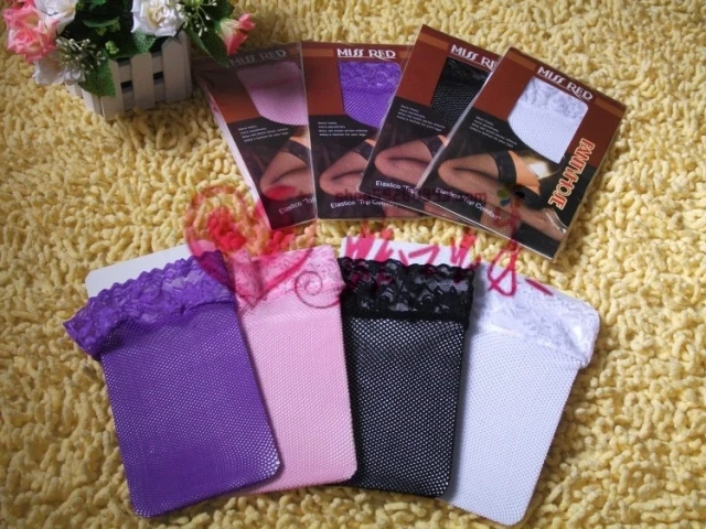 Эротические сетчатые сексуальные чулки для женщин 4 цвета черный белый красный