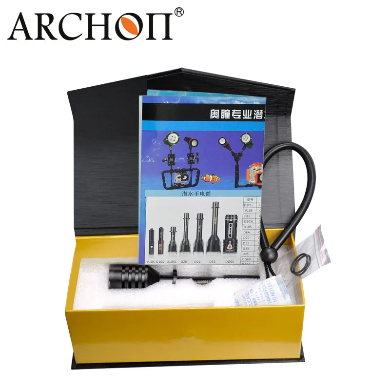 Подводный карманный фонарик для дайвинга ARCHON D10U Archon масштабируемый W16U 860lm Cree