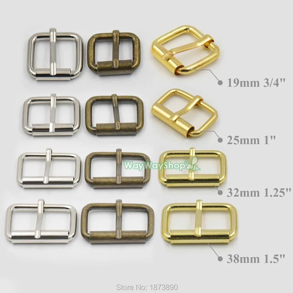 20 шт. металлические пряжки для кожаного ремня 4 размера|metal buckle|metal buckle for beltroller |
