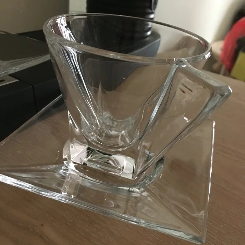 Хрустальные кофейные кружки без свинца высококачественное закаленное стекло