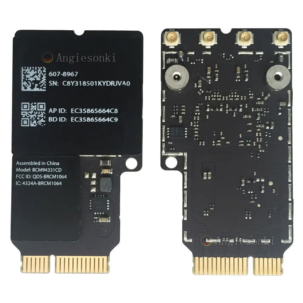 Двухдиапазонная Wi Fi карта Broadcom BCM94331CD 802.11a/b/g + Bluetooth 4 0 для Ap.ple A1418 A1419 Mac.Book Laptop|wifi