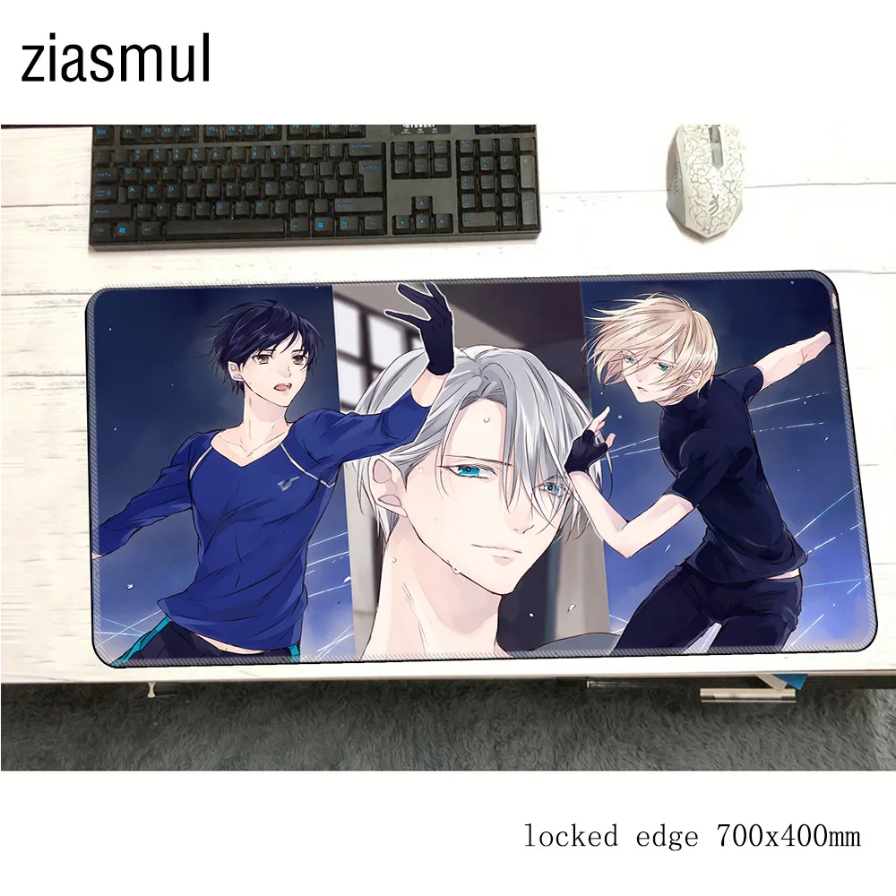 Игровой коврик для мыши yuri on ice 700x400x3 мм высококачественный игровой компьютерного