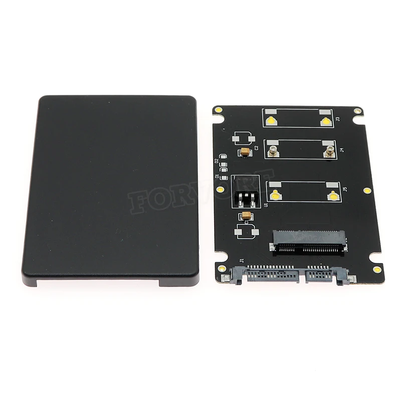 Mini PCIE SATA-&gtmSATA SSD Enclosure Adapter mSATA to SATA Case Converter Card | Компьютеры и офис