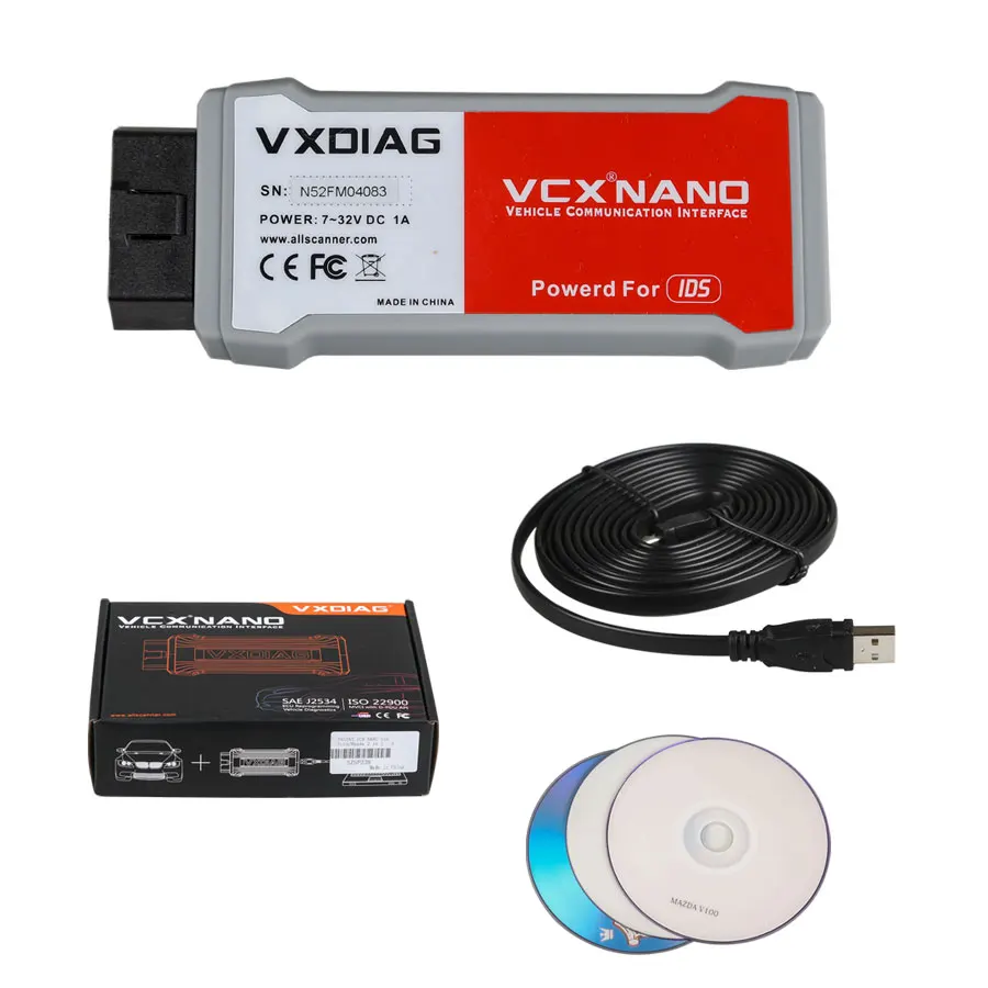 VXDIAG VCX NANO для Mazda 2 в 1 с IDS V106 Mazada IDS|vxdiag vcx nano|vcx nanovxdiag |