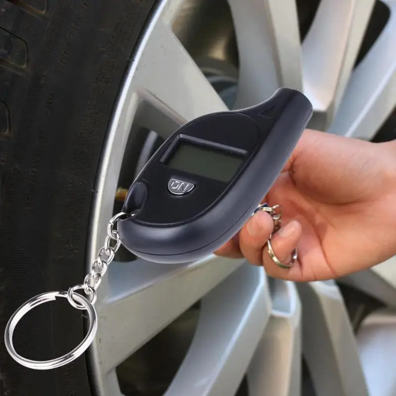 Цифровой ЖК датчик давления воздуха в шинах автомобиля 2 150 PSI мотоцикла вакуумный