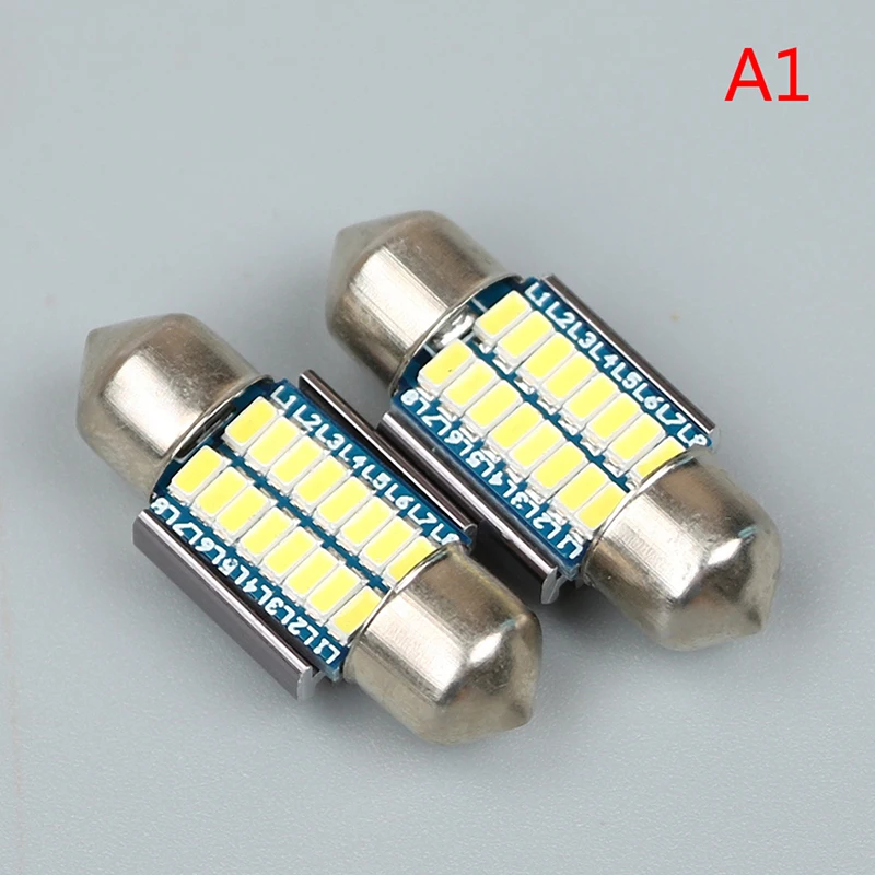 31mm WT 2 шт. SV8, 5 C10W C5W Led 3014 SMD 12V лампа освещения автомобиля купольная лампа 31 мм/36 мм/39 мм/42 мм Canbus Led Festoon - Испускаемый цвет: 31mm WT