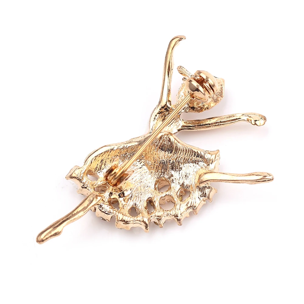 Балетная танцовщица балерины Броши танцор Кристалл корсажи для женщин девушки