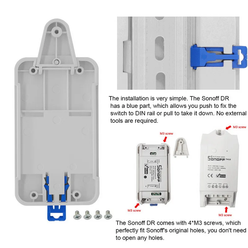 1 шт. настраиваемая Защитная проводка стандартный переключатель корпуса