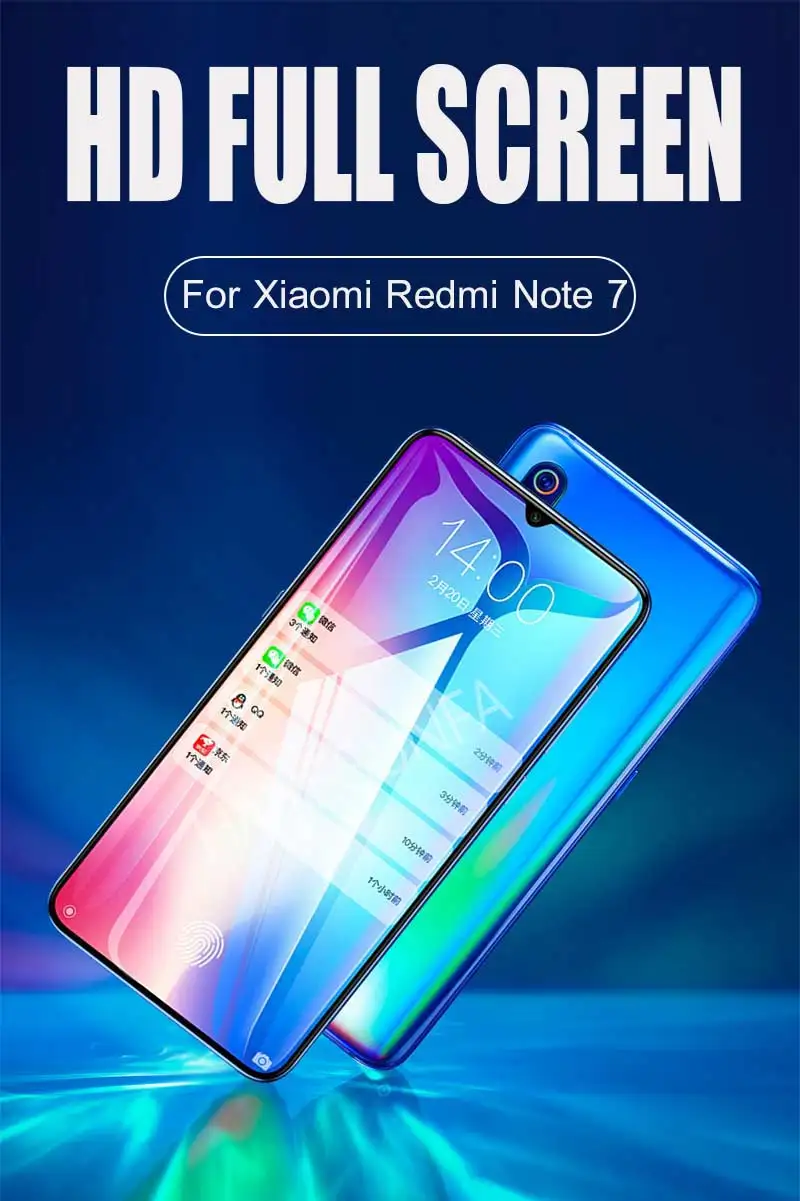 21D закаленное стекло для Xiaomi Redmi Note 7 6 K20 Pro, Защитная пленка для экрана для Xiaomi Redmi 6A K20, защитное стекло
