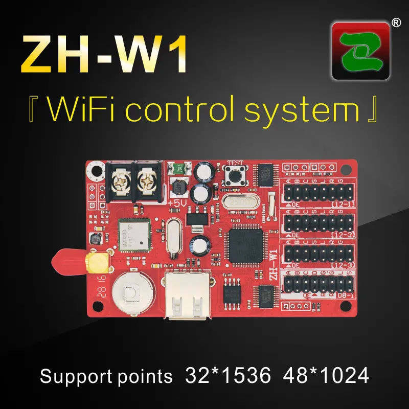 Zhonghang Беспроводной Wi Fi P10 P3.75 led экран дисплей контроллера карты ZH Wn Wm W0 W1 W2 W3 W4 W5 W6