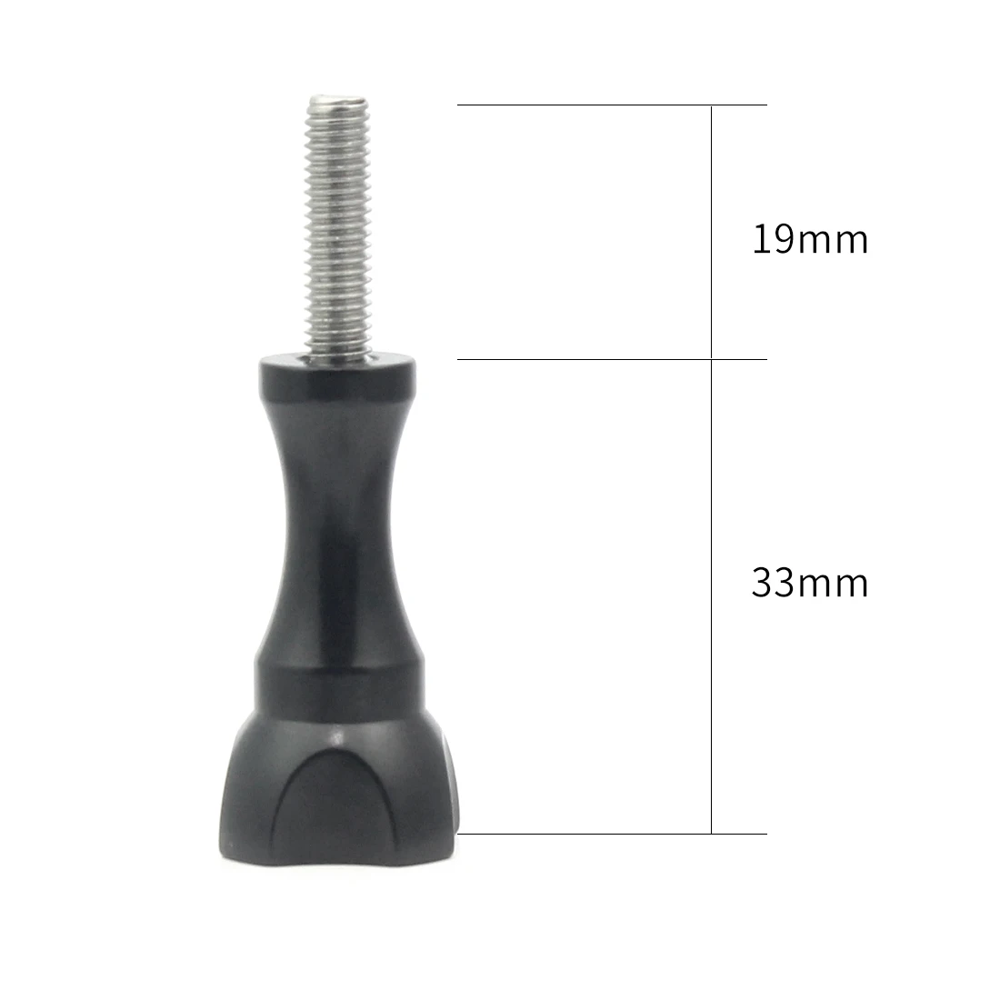CNC Aluminium Tripod Mount Adapter With Metal Long Screw for GOPRO For XIAOYI GITUP SJCAM Sports Camera Spare Parts | Электроника