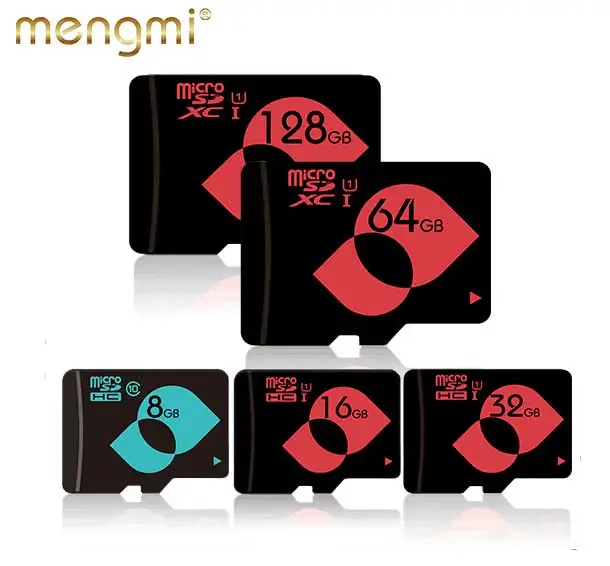 Mengmi Micro SD карта 32 ГБ 8 Гб оперативной памяти 16 встроенной 64 128 Class10 C6 microSDHC/micro SDXC UHS-1