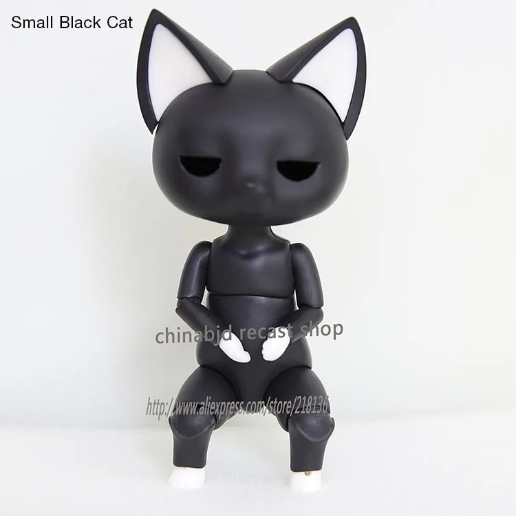 Маленький черно-белый Кот 1/12 BJD SD куклы модель ЦУМ для маленьких девочек и