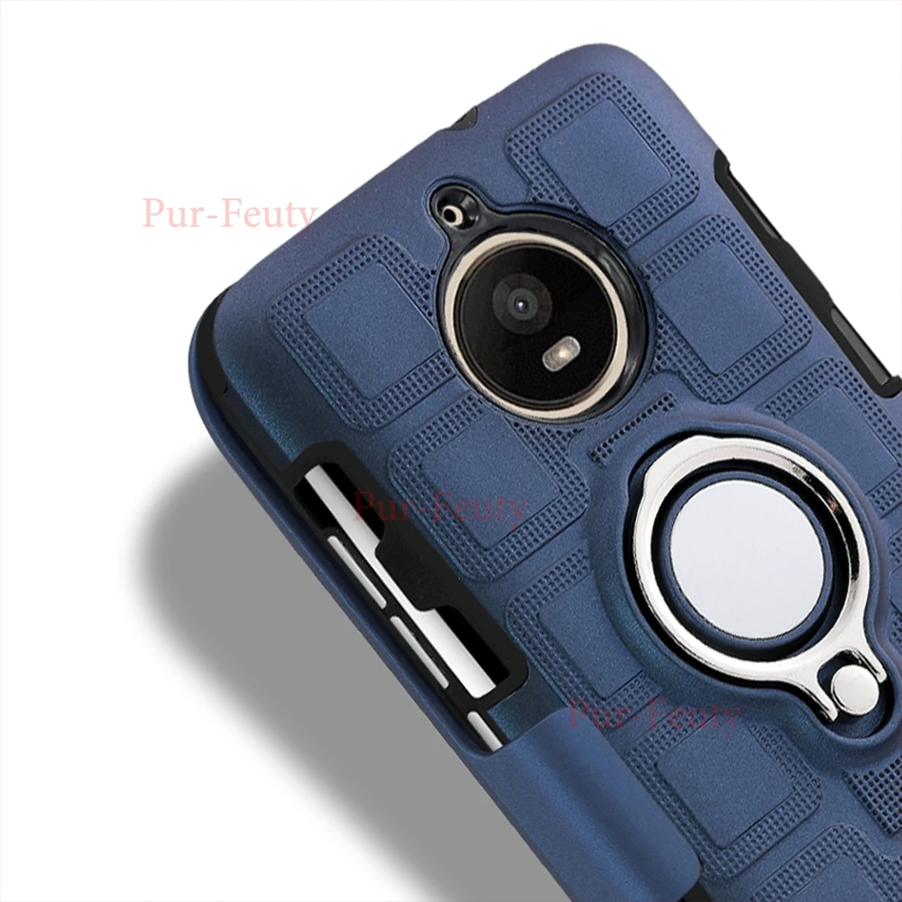 for Motorola Moto G5s XT1792 XT1794 Armor TPU Back Cover Plus XT 1806 1802 Finger Ring Silicone Phone Case | Мобильные телефоны и