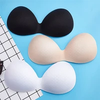 1 pair body fitted design women swimsuit pad insert breast bra enhancer push up bikini padded inserts chest invisible pad
