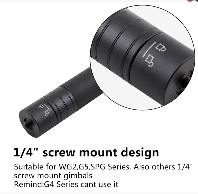 Удлинительный полюс Reach Rod bar трубка для FEIYUTECH FY SPG WG G6 G5 Ручные стабилизаторы Gopro zhiyun smooth 4 q dji OSMO