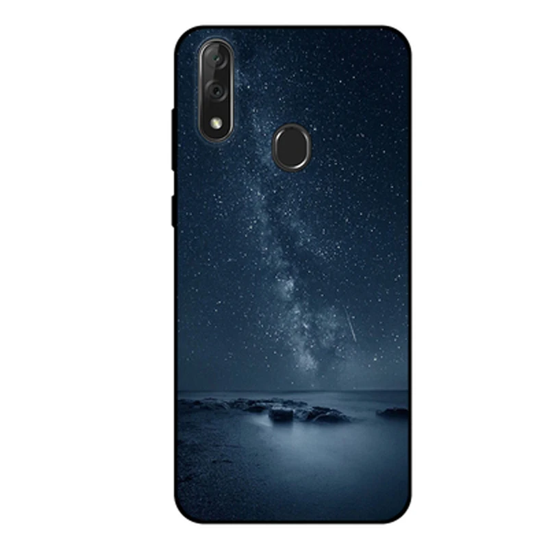 Красивая мягкая задняя крышка со звездным рисунком для zte Blade V10, мягкий силиконовый чехол из ТПУ для zte Blade V 10, Coque BladeV10