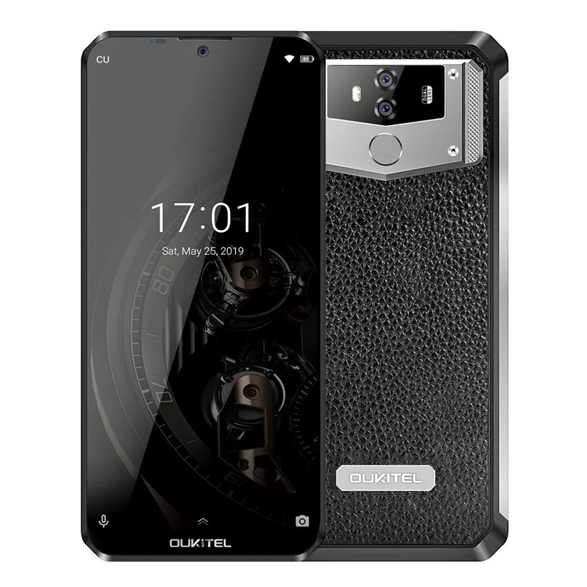 OUKITEL K12 Android 9,0 10000mAh Мобильный телефон 6,3 дюймов MTK6765 6G ram 64G rom NFC 5 V/6A Быстрая зарядка отпечатков пальцев 4G смартфон