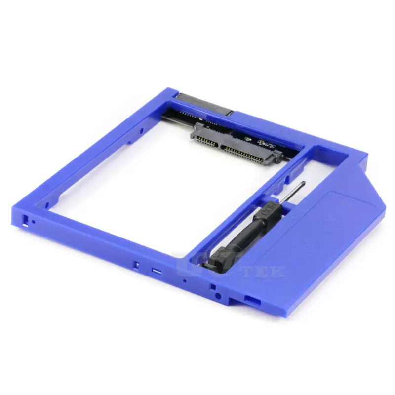 Ноутбук SATA3 2nd HDD Caddy Универсальный 9,5 мм CD DVD Оптический отсек жесткого диска адаптер для 2,5 дюймов SATA чехол для SSD, HDD