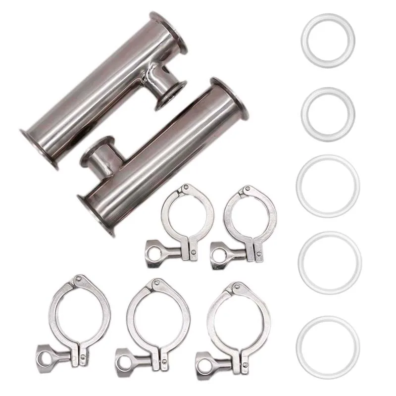 2 &quotTri Clamp RIMS Tube 304 нержавеющая сталь санитарно канализационный фитинг|Другие
