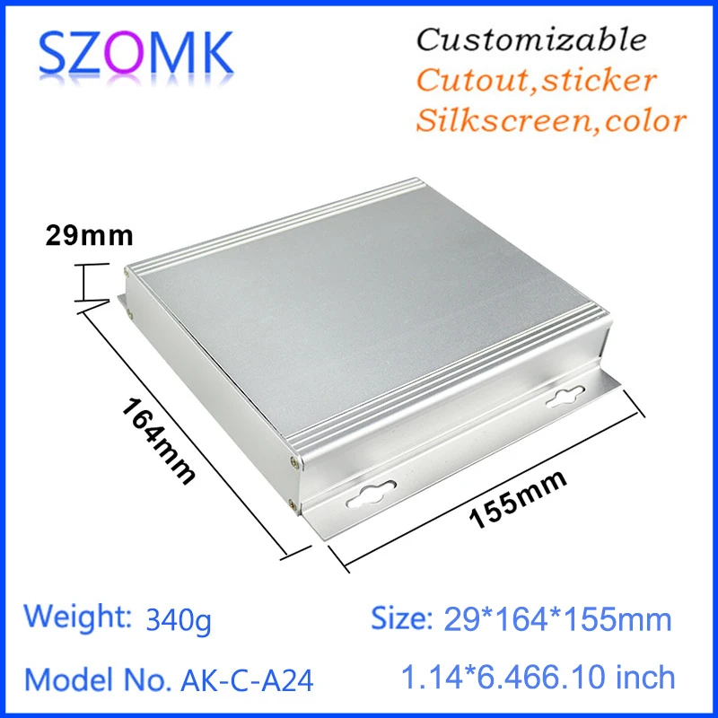4 шт. внешний усилитель с алюминиевым корпусом 29x164x155 мм|box squid|box exportbox euro |