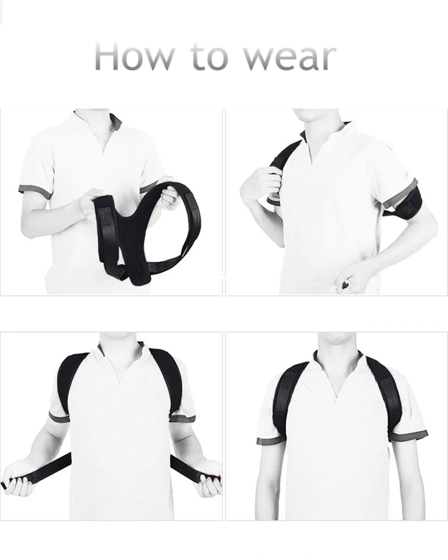 Power Guidance Back Braces Supports Posture Corrector Corset For The Back Deportment Shoulder Protection Spine Therapy Bandage