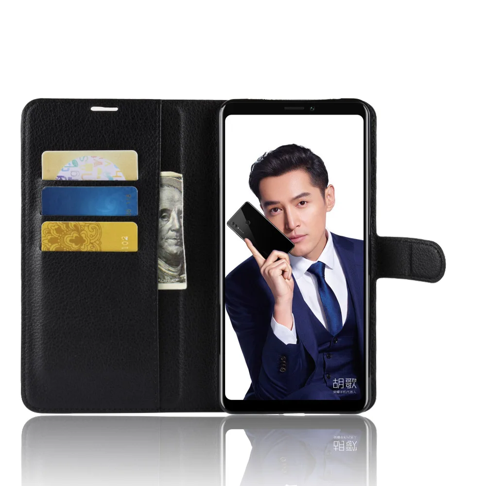 Чехол книжка из искусственной кожи для Huawei Honor Note 10 чехол кошелек с откидной