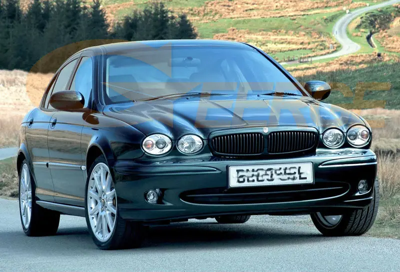 Для фар JAGUAR X-type 2002-2008 Отлично 4 шт. кольца Ультра яркое освещение CCFL ангельские глазки комплект Halo Кольцо