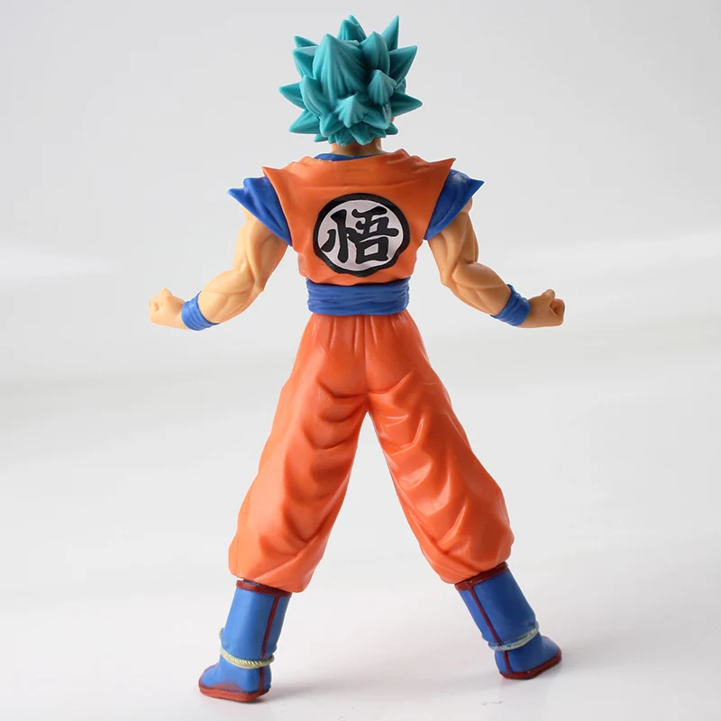 6 шт./лот Dragon Ball Супер Saiyan синий Гоку фигурки Сон Гоку Zamasu Rose Jiren аниме, модели игрушки