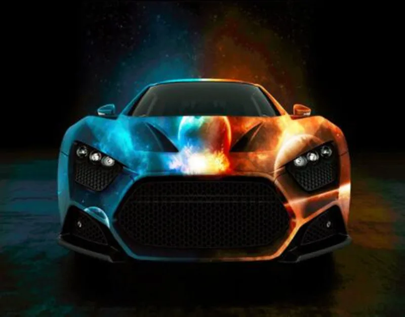 Алмазная мозаика вышивка 3d живопись пейзаж Топ Роскошные спортивные автомобили