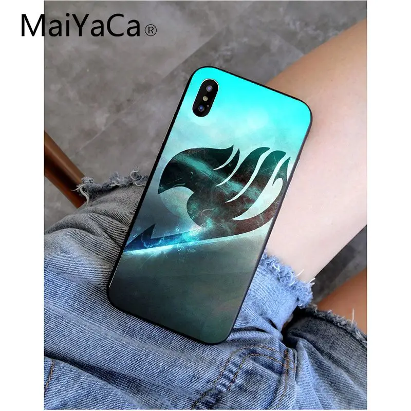 MaiYaCa Феи хвост черный ТПУ мягкий силиконовый телефон чехол для iPhone 8 7 6 6 S Plus 5 5S SE XR X XS MAX Coque Shell - Цвет: A14