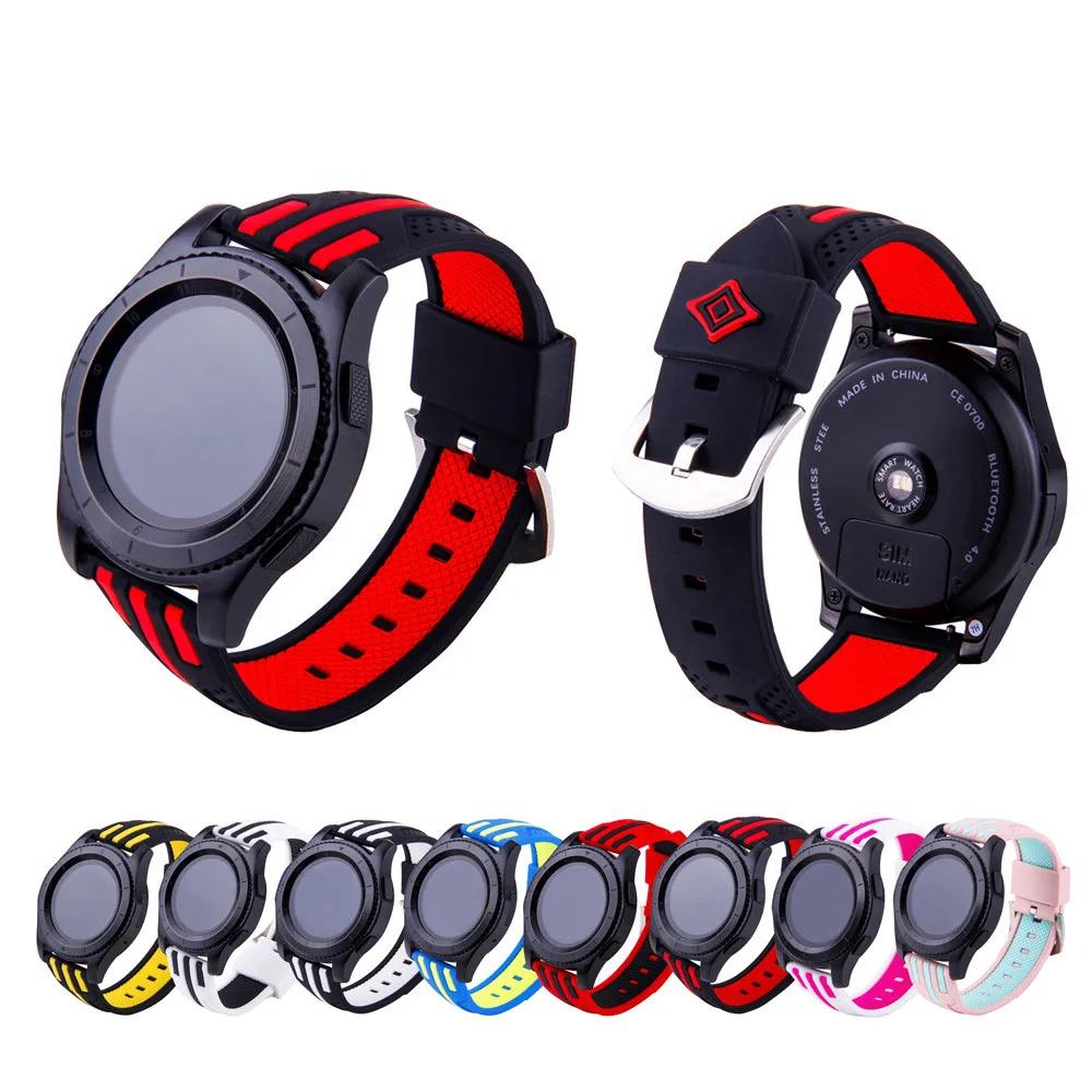 Спортивный ремешок для Samsung Gear S3 Frontier мягкий силиконовый сменный классический