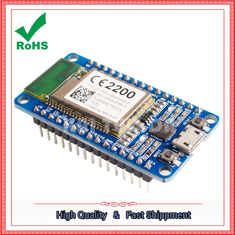 Беспроводная плата разработки wi fi MCU основана на модуле EMW3165 3165|development board|board wifiboard