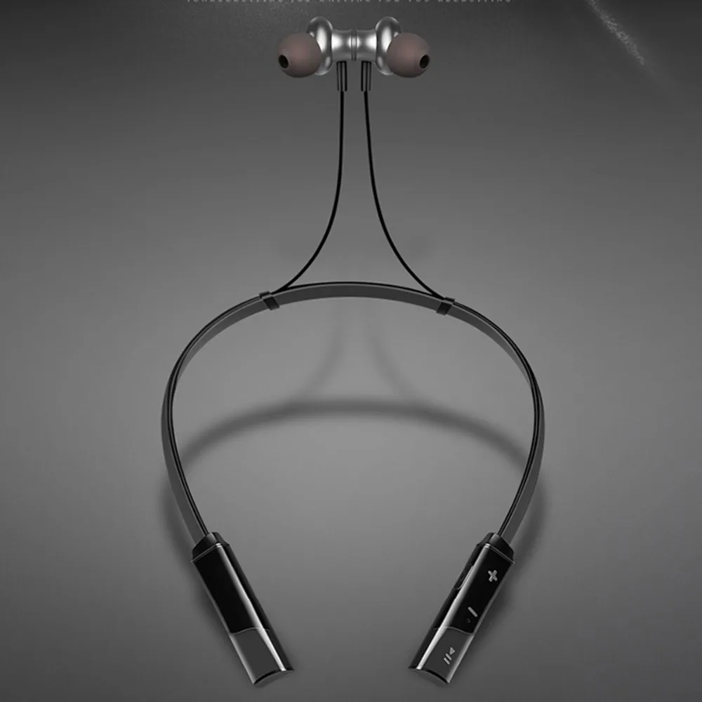SOONHUA магнитные беспроводные наушники Bluetooth V4.2 мягкие силиконовые крючки