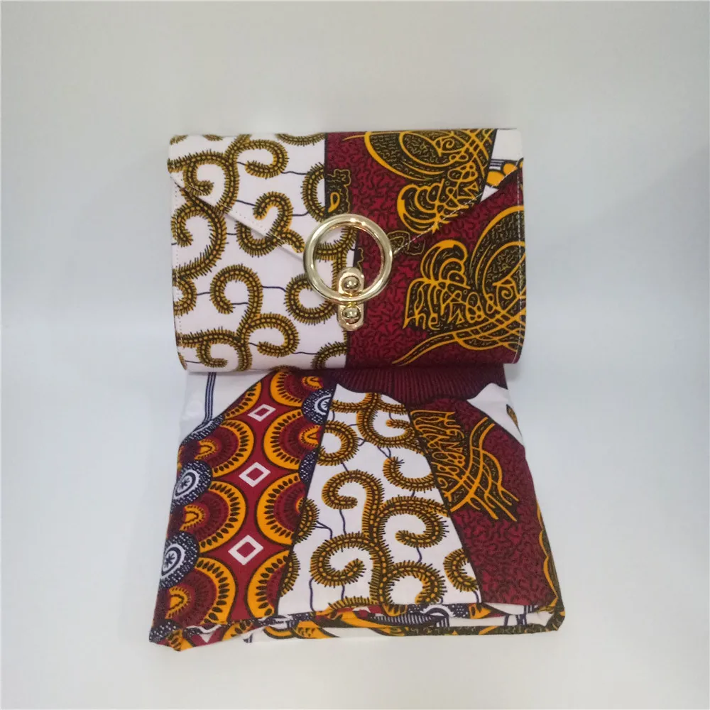 Новейшая африканская сумка из хлопковой восковой ткани с принтом воска и сумочка