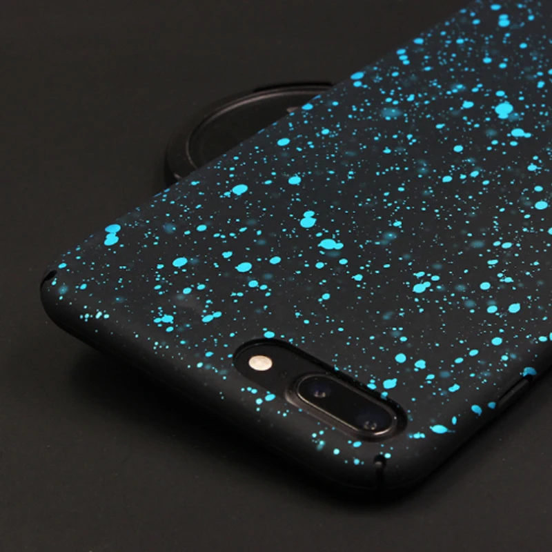 Новый матовый чехол с 3d-изображением звездного неба для iPhone 7 Ультратонкий