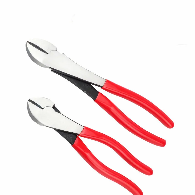

8 /10inch Carbon Steel Wire Cutter Diagonal Cutting Plier Nipper Repair Tool High Quality