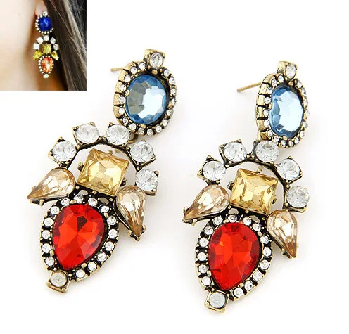 Женские серьги гвоздики в европейском и американском стиле 2015|fashion stud earrings|stud