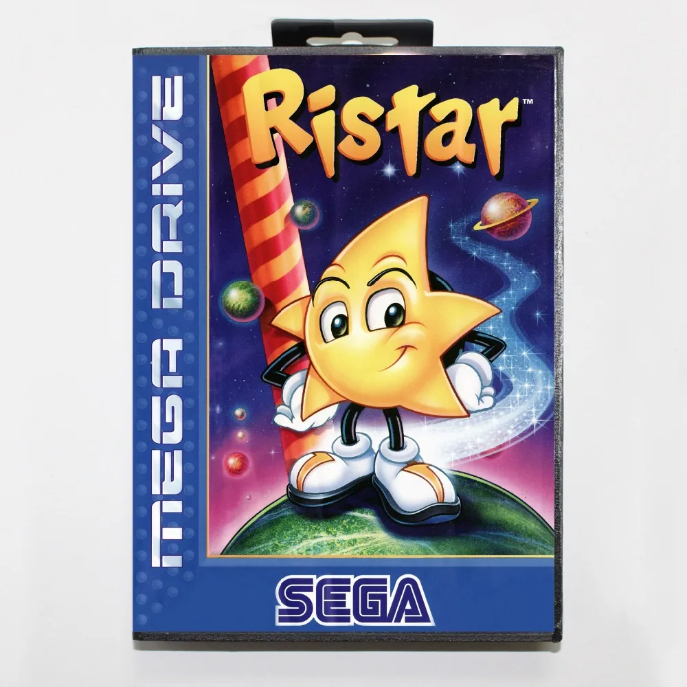 16 бит MD игровая карта Ristar с розничной коробкой для Sega Mega Drive Genesis | Электроника