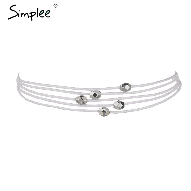 Женский многоуровневый браслет ремешок Simplee Дамские аксессуары в винтажном
