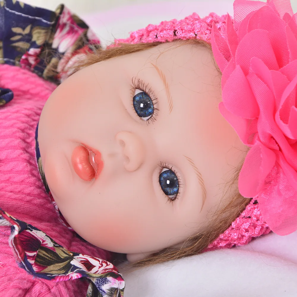 Реалистичные ребенка игрушка Reborn Baby Doll с ткани тела 17 дюймов популярные детские