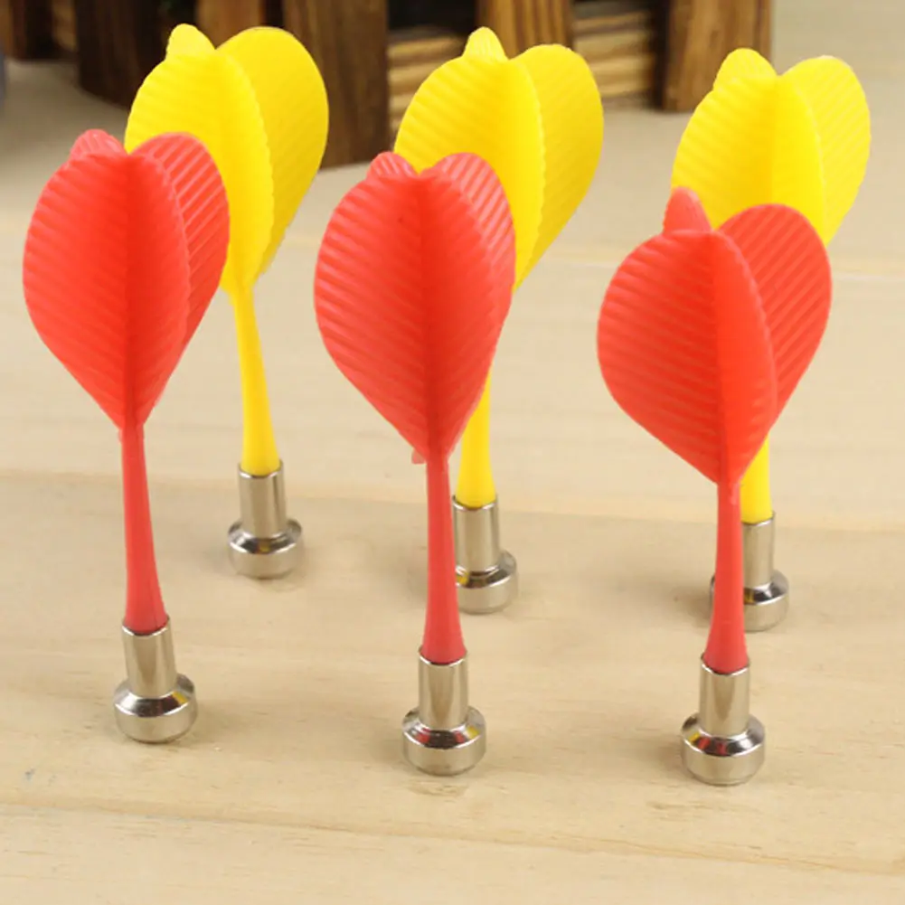 

10 Pcs Replacement Magnetic Darts Plastic Wing Dart for Magnet Dartboard Target Game Toys &T8