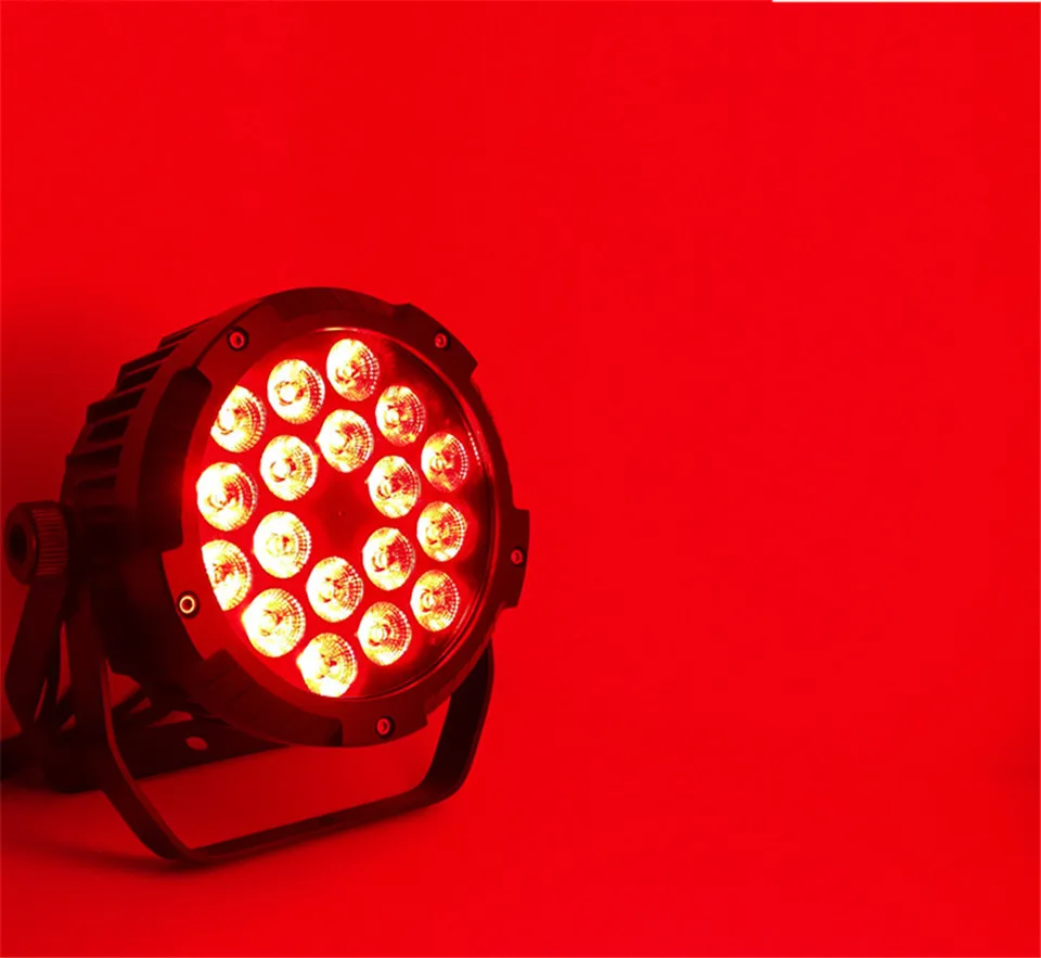 IP65 Водонепроницаемый светодиодный Par Светильник 18x18 Вт RGBWA УФ 6in1 PAR DMX512 управления