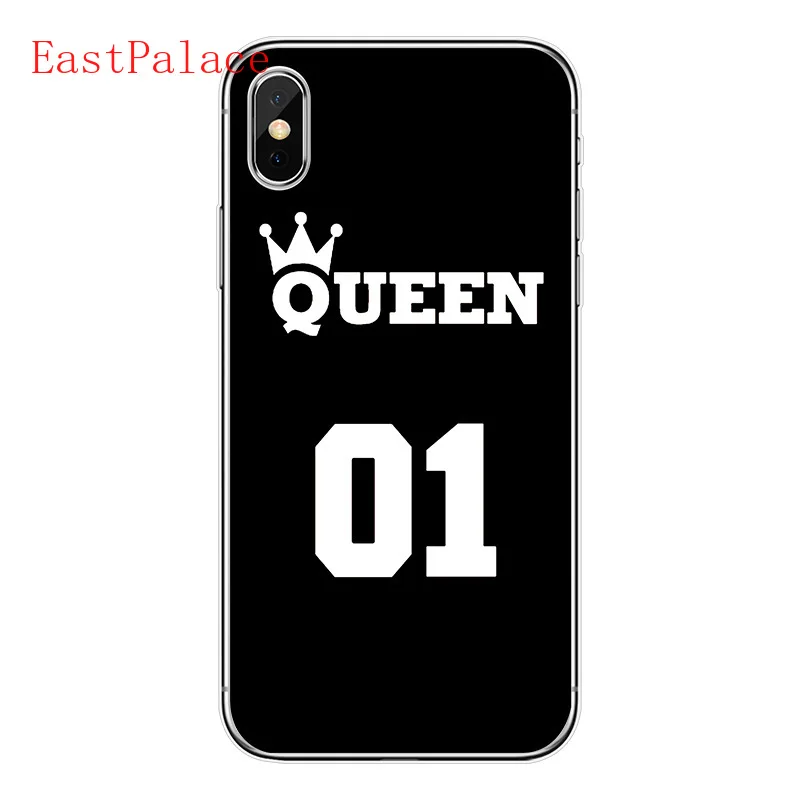 Fashion King and Queensnake Couple Printing Soft Plastic Case for IPhone X XS 8 7 6 6S Plus 5 5s Se Phone Tpu Cases Back Cover |
