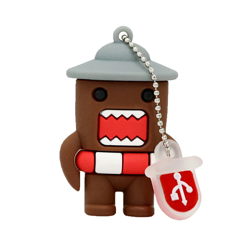 Style 3 Мультяшный флеш-накопитель 64 ГБ, японский стиль Domo Kun, милый креативный USB флеш-накопитель, 4 ГБ, 8 ГБ, 16 ГБ, 32 ГБ, USB флеш-накопитель - Цвет: Style 3